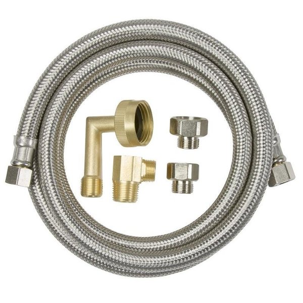 Plumb Pak Dishwasher Supply Line, Stainless Steel PP25860